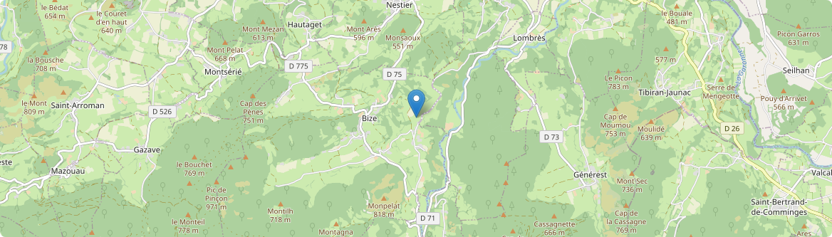 Bize - Carte