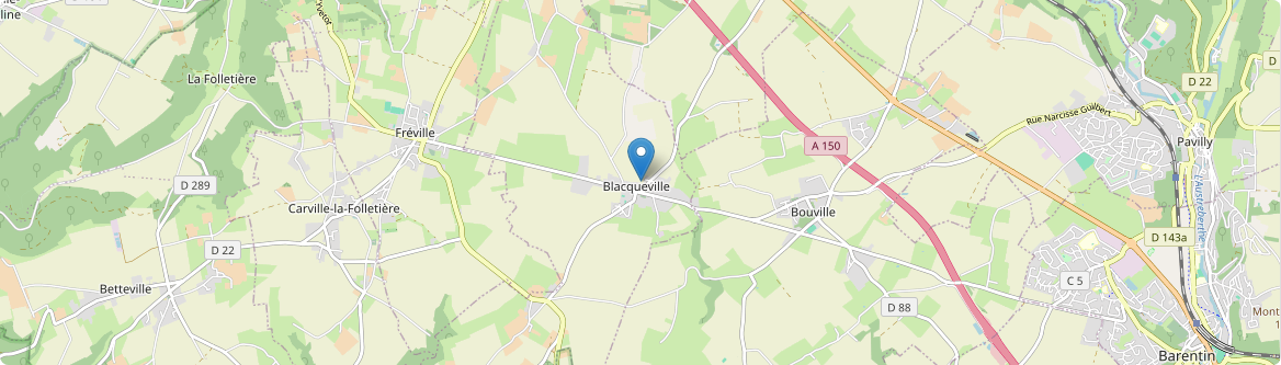 Blacqueville - Carte