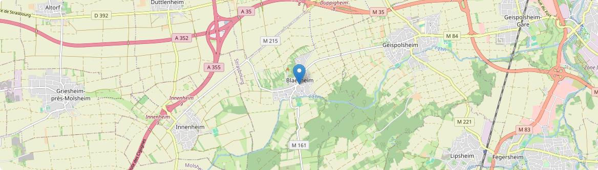 Blaesheim - Carte