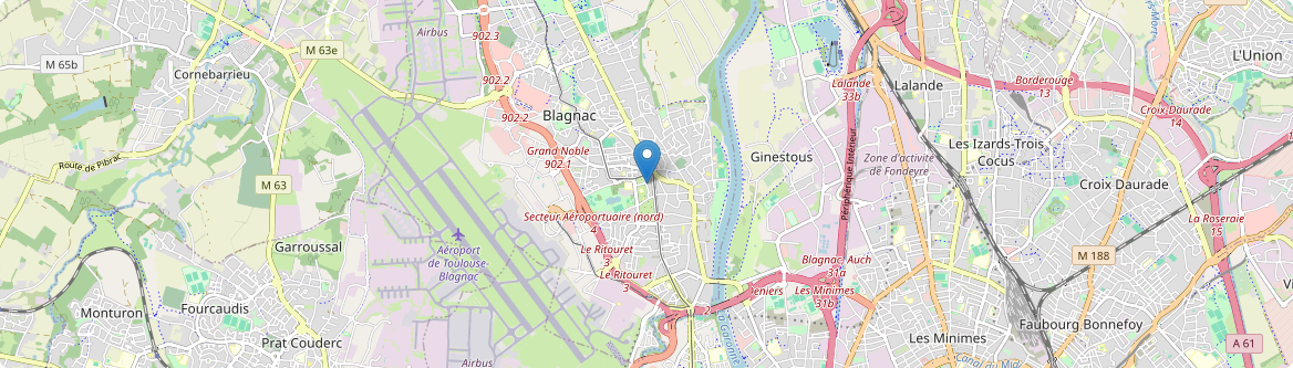Blagnac - Carte
