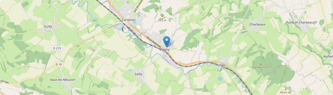 Blagny - Carte