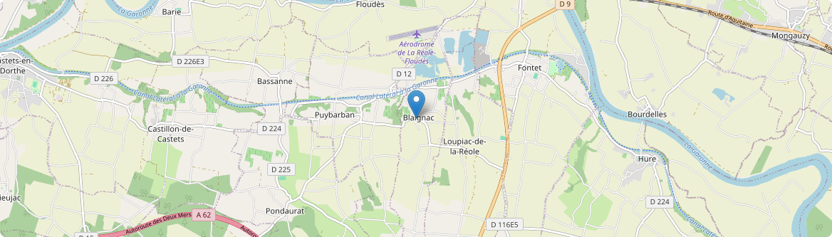 Blaignac - Carte
