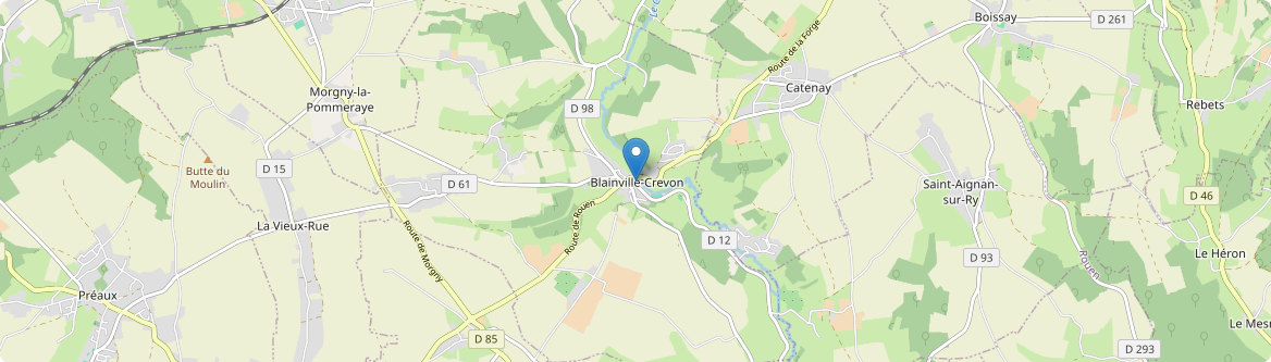 Blainville-Crevon - Carte