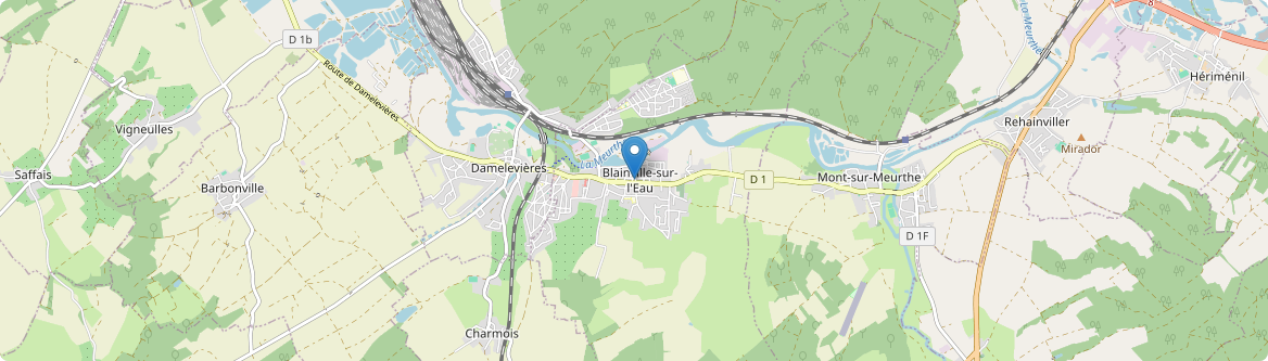 Blainville-sur-l'Eau - Carte