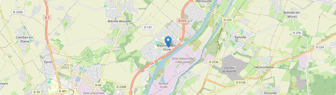 Blainville-sur-Orne - Carte