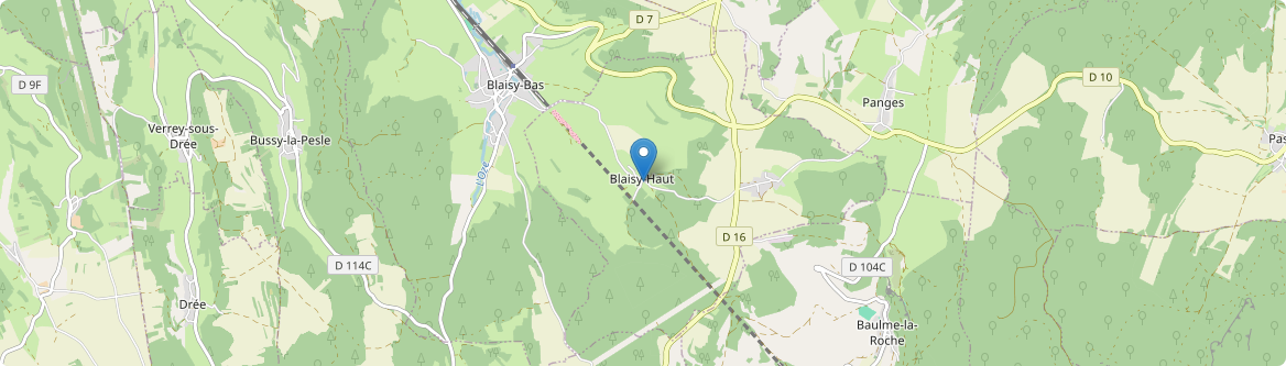 Blaisy-Haut - Carte