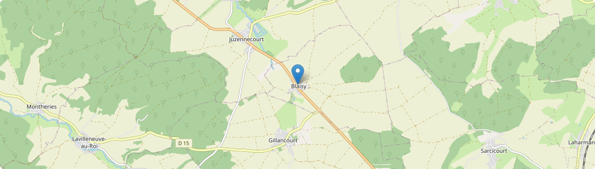 Blaisy - Carte