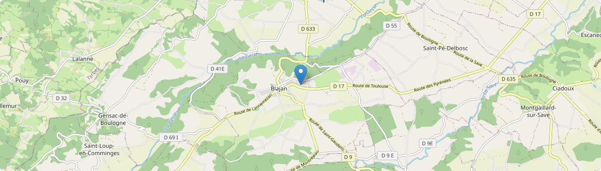 Blajan - Carte