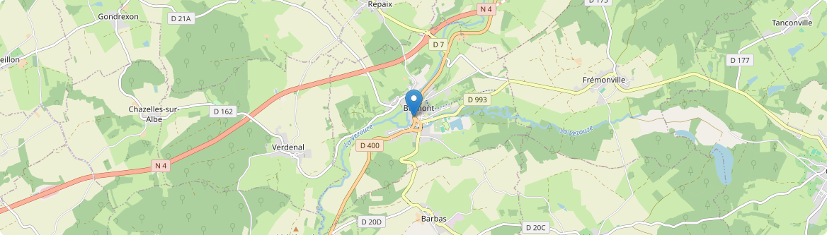 Blâmont - Carte