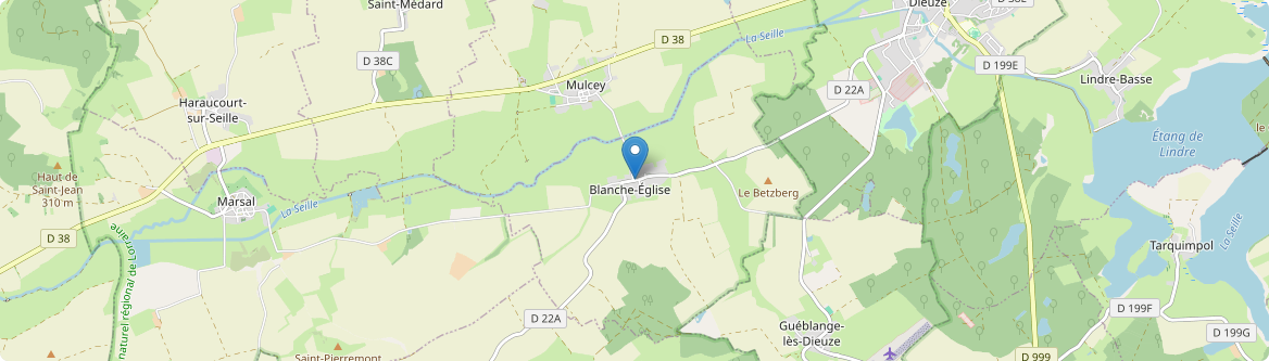 Blanche-Église - Carte