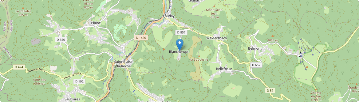 Blancherupt - Carte