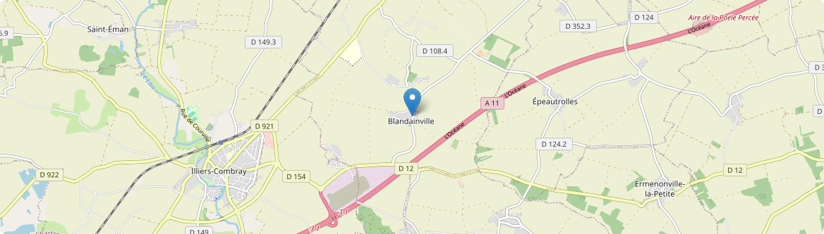 Blandainville - Carte