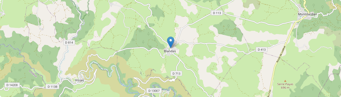 Blandas - Carte