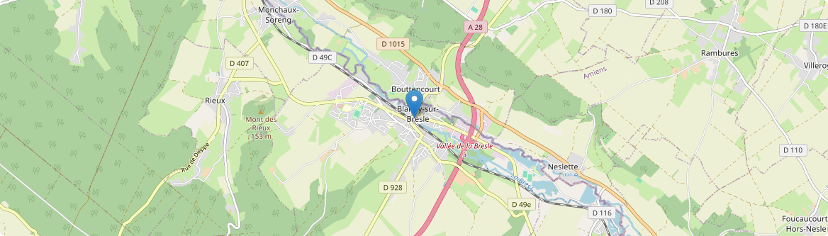 Blangy-sur-Bresle - Carte