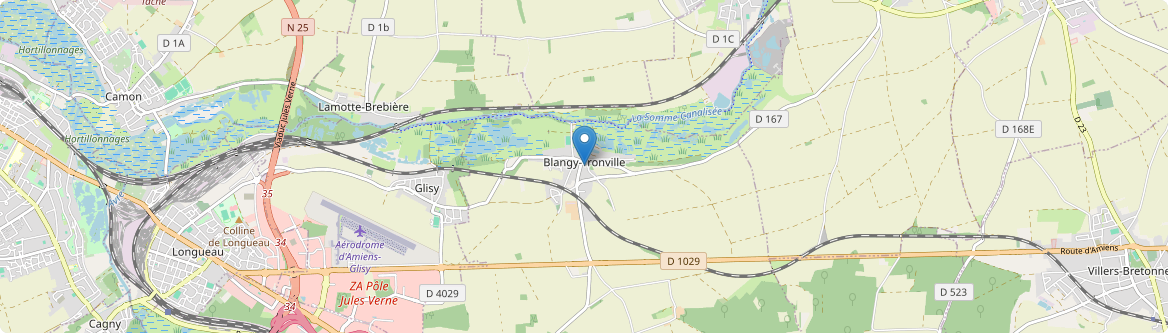 Blangy-Tronville - Carte