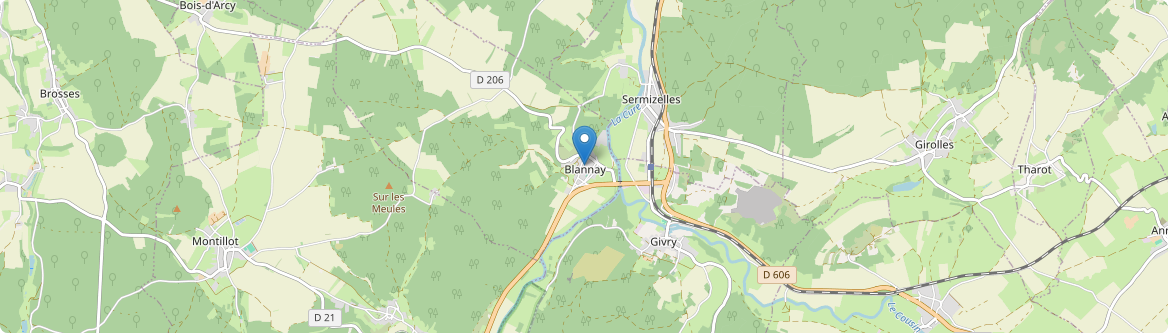 Blannay - Carte
