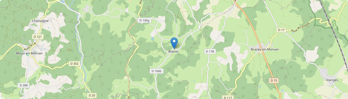 Blanot - Carte