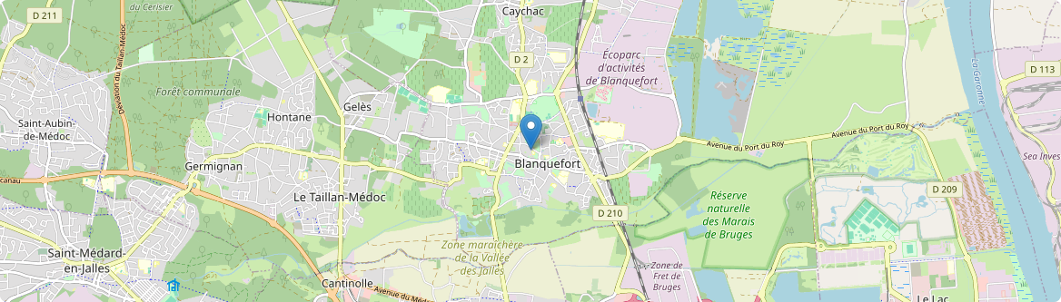 Blanquefort - Carte