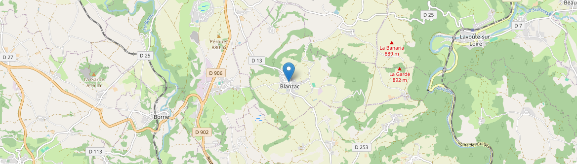 Blanzac - Carte