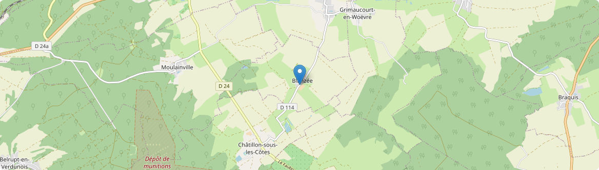 Blanzée - Carte