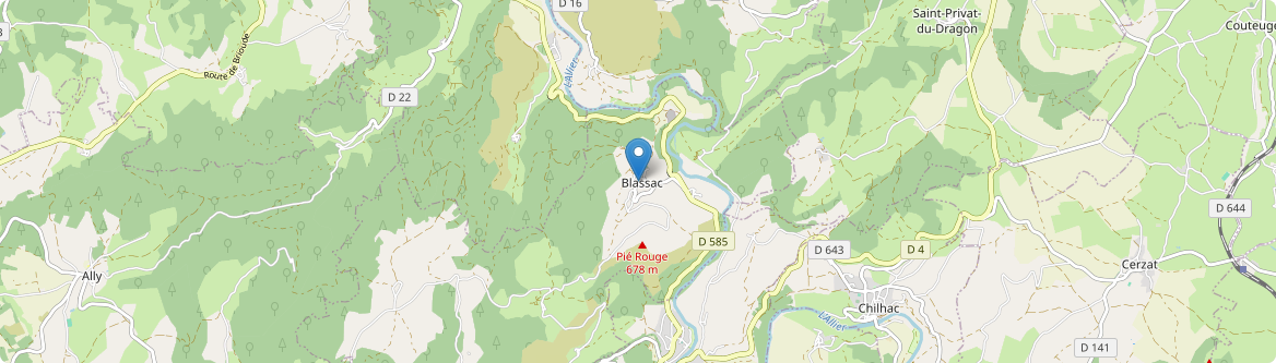Blassac - Carte