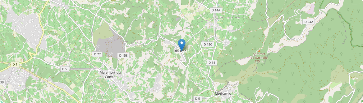 Blauvac - Carte