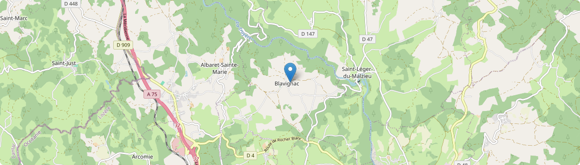 Blavignac - Carte