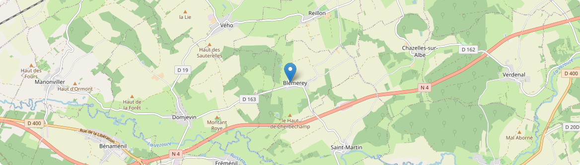 Blémerey - Carte