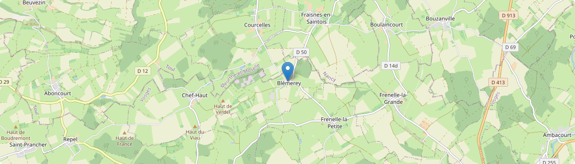Blémerey - Carte
