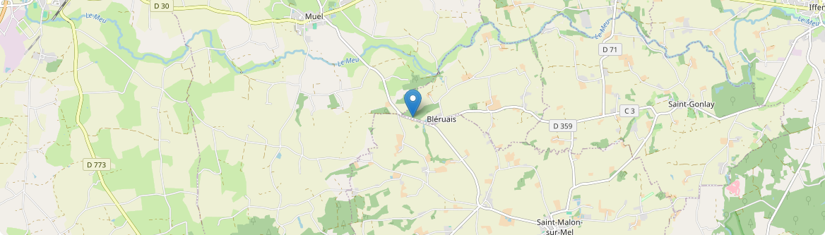 Bléruais - Carte