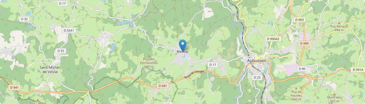 Blessac - Carte
