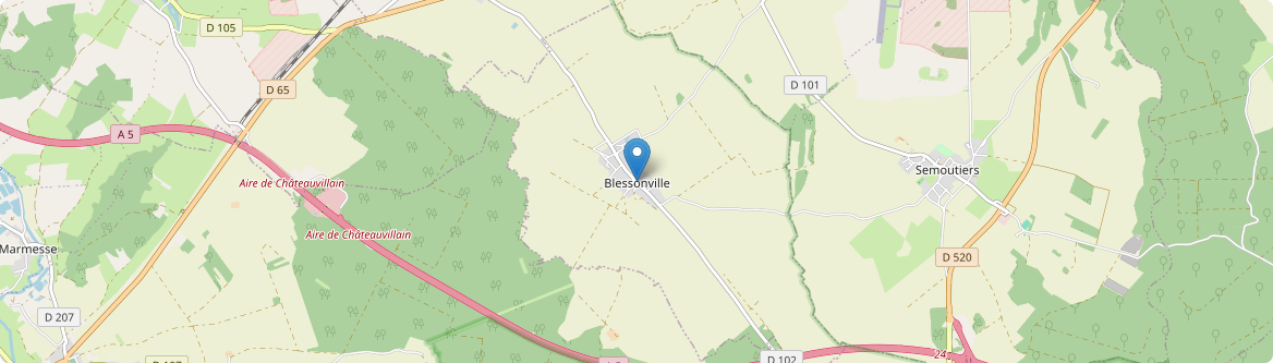 Blessonville - Carte