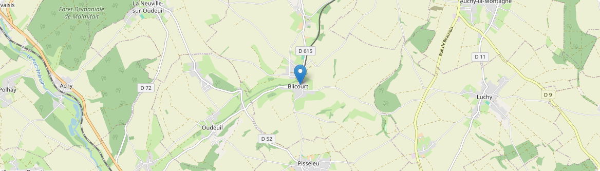 Blicourt - Carte