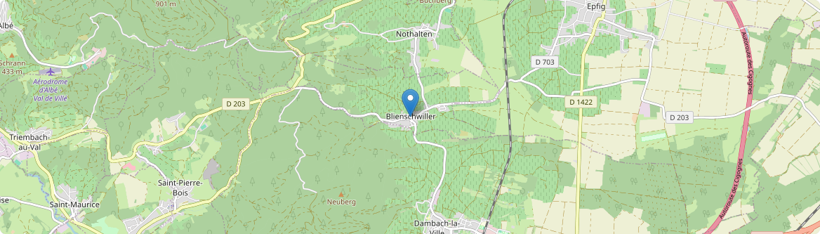 Blienschwiller - Carte