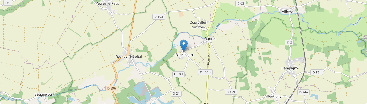 Blignicourt - Carte