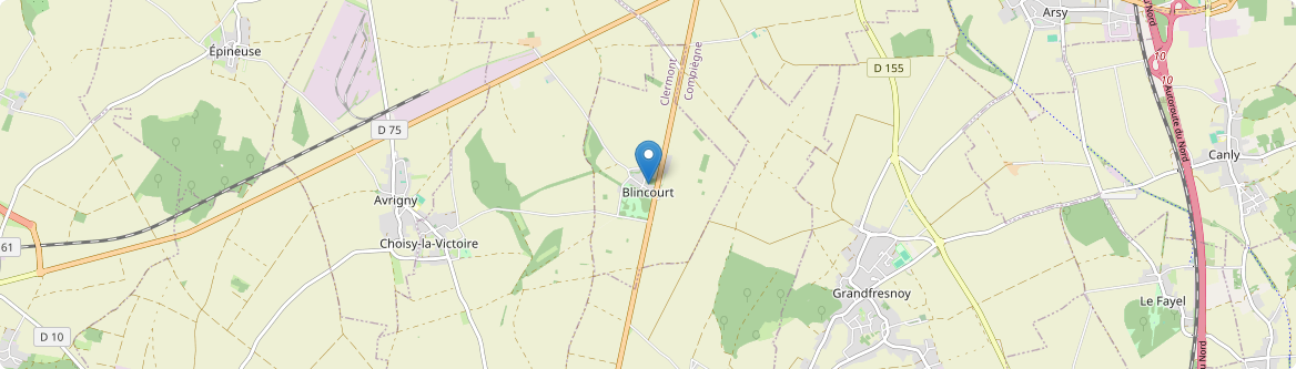 Blincourt - Carte