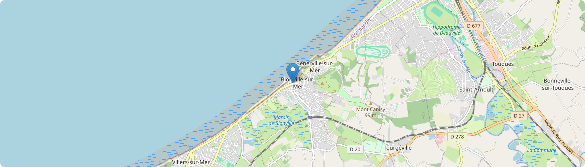 Blonville-sur-Mer - Carte