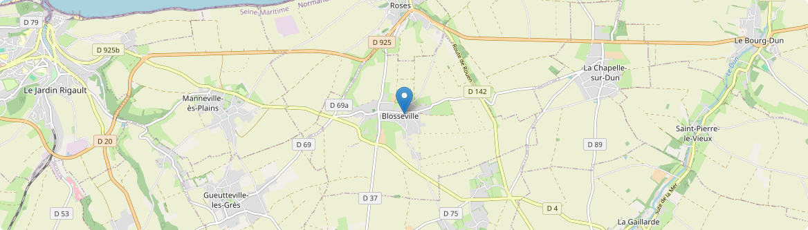 Blosseville - Carte