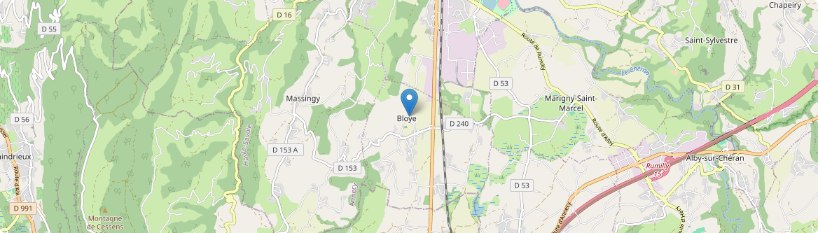 Bloye - Carte