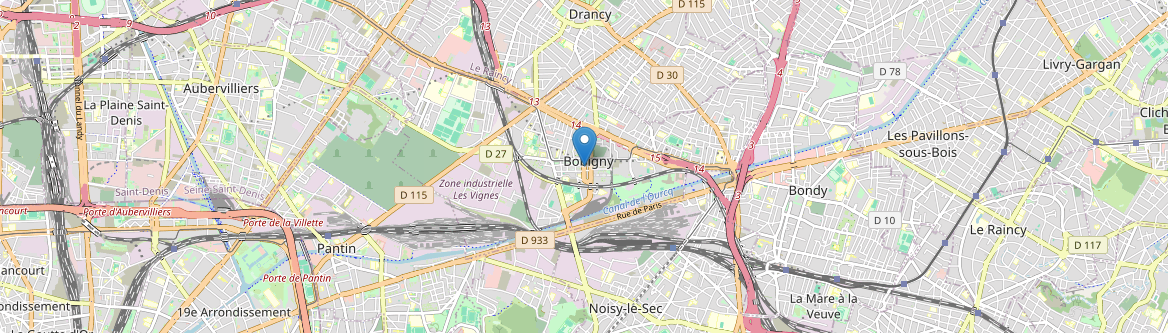 Bobigny - Carte