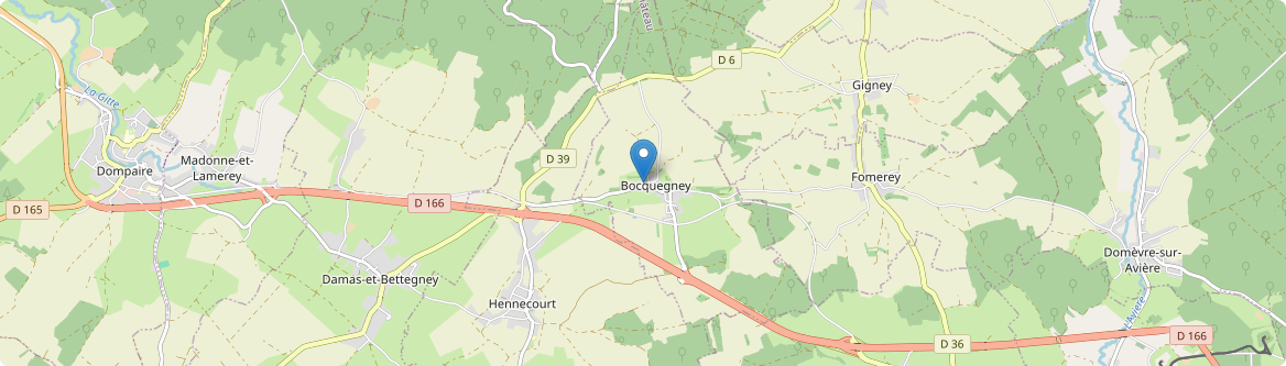 Bocquegney - Carte