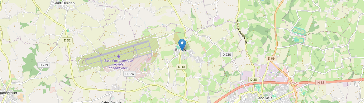 Bodilis - Carte