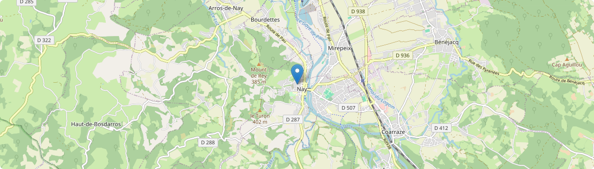 Boeil-Bezing - Carte