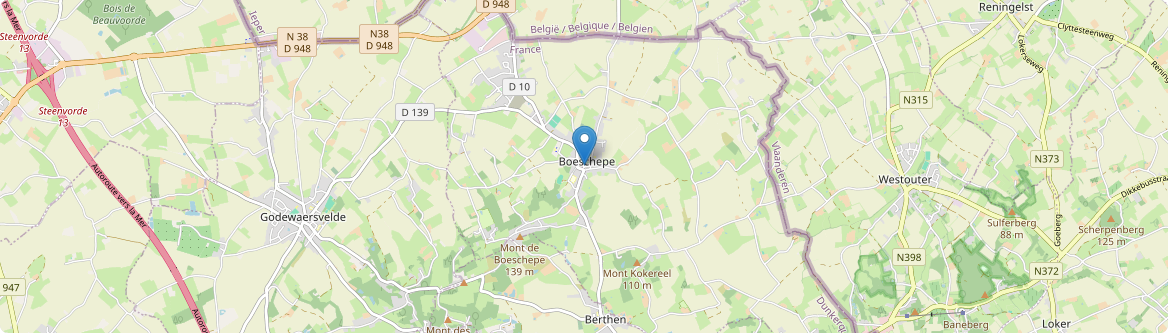 Boeschepe - Carte