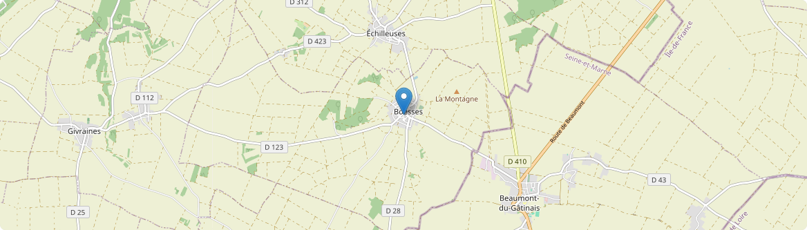 Boësses - Carte