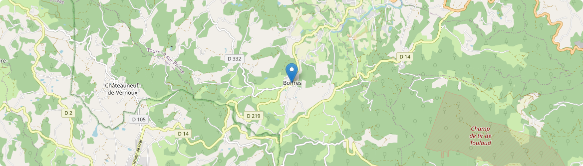 Boffres - Carte