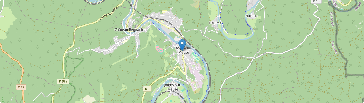 Bogny-sur-Meuse - Carte