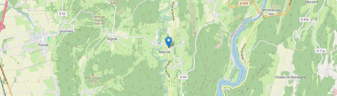 Bohas-Meyriat-Rignat - Carte