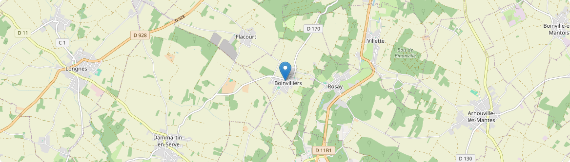 Boinvilliers - Carte