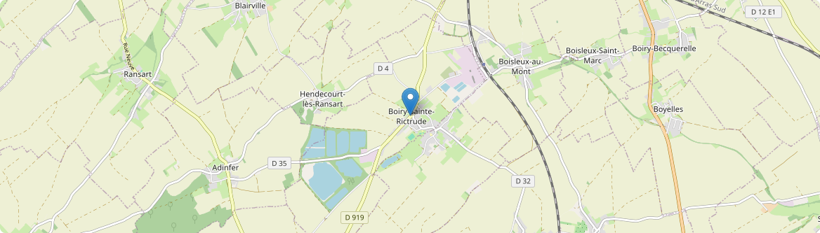 Boiry-Sainte-Rictrude - Carte